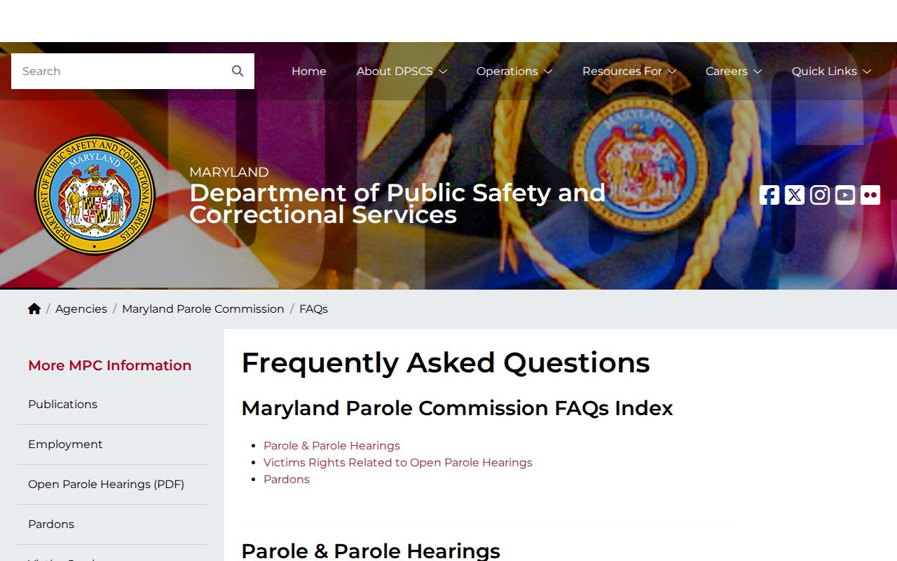 Queen Anne's County parole and probation outcome information
